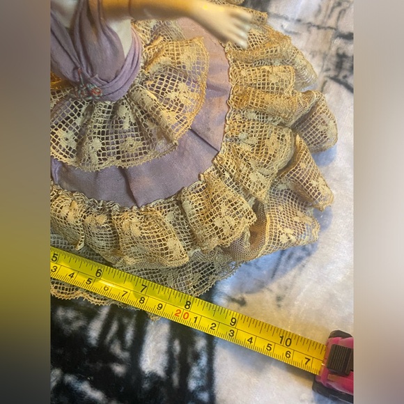 ON SALE 🤩 Vintage Porcelain Half Doll Pin Cushion - Picture 8 of 10